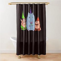 Lario (Pizza Tower Meme) Shower Curtain
