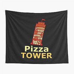 Pizza tower Tapestry