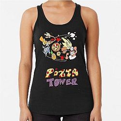 Pizza Tower Peppino Trans Racerback Tank Top