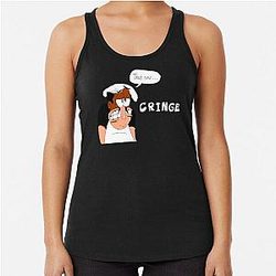 That was Cringe  Pizza Tower Racerback Tank Top