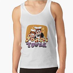 Pizza Tower Graphic Art Tank Top