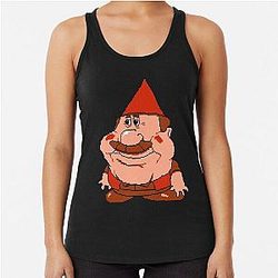 Lario 3 (Pizza Tower Meme) Racerback Tank Top