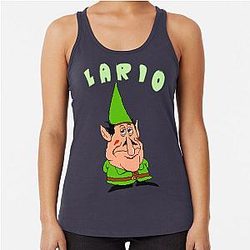 LARIO Pizza Tower Meme Racerback Tank Top
