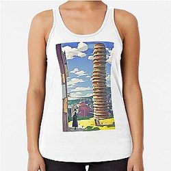 Pizza tower Racerback Tank Top