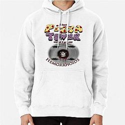 I beat Pizza Tower and all i got was Hemorrhoids Pullover Hoodie