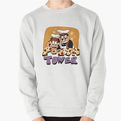 Pizza Tower Graphic Art Pullover Sweatshirt