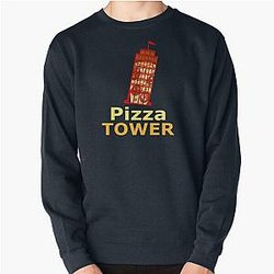 Pizza tower Pullover Sweatshirt