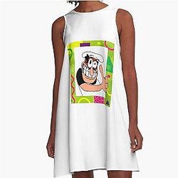 Pizza Tower Game A-Line Dress