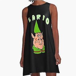 LARIO Pizza Tower Meme A-Line Dress