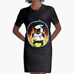MESSATSU Pizza Tower - Peppino Graphic T-Shirt Dress