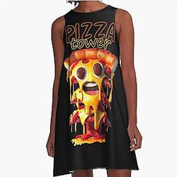 pizza tower A-Line Dress