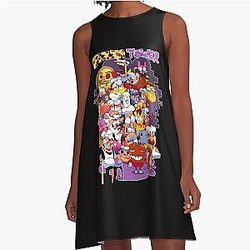 Pizza Tower A-Line Dress
