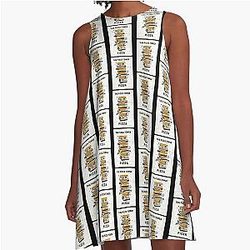The Pizza Tower, Tarot And Pizza, Pizza Vintage Gothic Design A-Line Dress