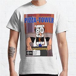 "MALL COP" Pizza Tower - Peppino Classic T-Shirt
