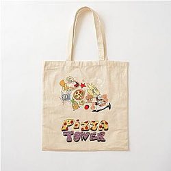 Pizza Tower Peppino Trans Cotton Tote Bag
