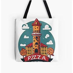 Pizza Tower - The Best A Pizza In A Town All Over Print Tote Bag
