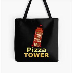 Pizza tower All Over Print Tote Bag