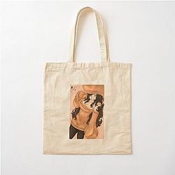 Pizza Tower Mushroom Toppin Cotton Tote Bag