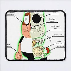 "ANATOMY" Pizza Tower - Peppino Mouse Pad