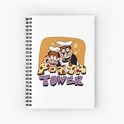 Pizza Tower Graphic Art Spiral Notebook