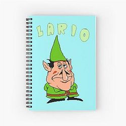 LARIO Pizza Tower Meme Spiral Notebook