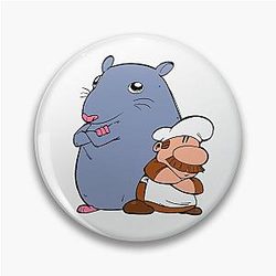 Pizza Tower Gustavo Stupid Rat Brick  Pin