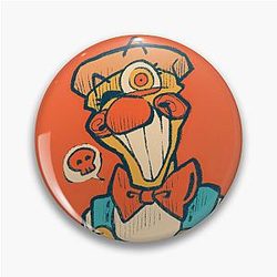 Pizzahead -- Pizza Tower Pin