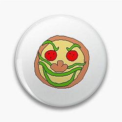 Pizza Tower Pizza Face Pin