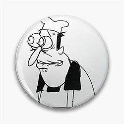 Sad Peppino from Pizza Tower Pin