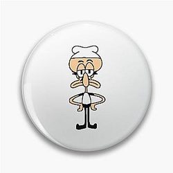 Pizza Tower Peppino Squidward Pin