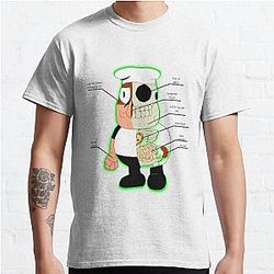 "ANATOMY" Pizza Tower - Peppino Classic T-Shirt