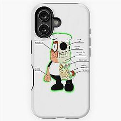 "ANATOMY" Pizza Tower - Peppino iPhone Tough Case