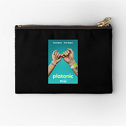 Platonic No Limits Just Laughter Platonic Zipper Pouches