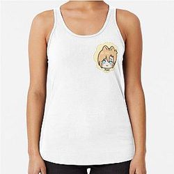 Cute Noah Plave fanart by HOROHARO Racerback Tank Top