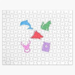 Plave K-pop group animal symbols Jigsaw Puzzle