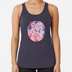 PLAVE Pink Sunset Icon Racerback Tank Top