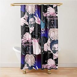 Cute Yejun and Noah Plave Wallpaper Shower Curtain