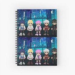 Play Pixel world Kpop Spiral Notebook