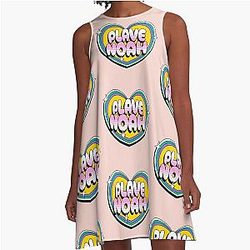 Plège Noah typography text - Morcaworks A-Line Dress