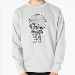Eun Ho Plave Pullover Sweatshirt