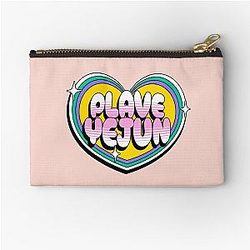 Plave Nam Yejun typography text - Morcaworks Zipper Pouch
