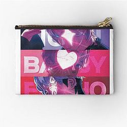 Cute Aesthetic Plaid Wallpaper Pouch