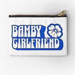 Plame Bamby girlfriend typography text Morcaworks Zipper Pouch