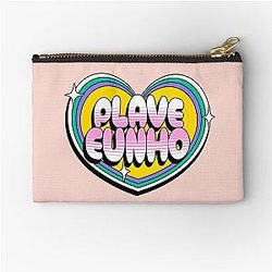 Plave Eunho typography text - Morcaworks Zipper Pouch