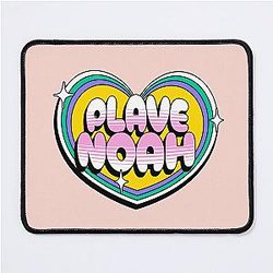 Plastic Noah typography text - Morcaworks Mouse Pad