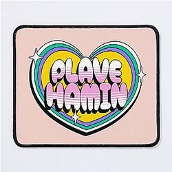 Plave Hamin typography - Morcaworks Mouse Pad