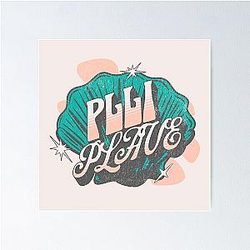 Plave Typography - Morcaworks Poster