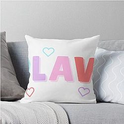 Pastel Plane Throw Pillow