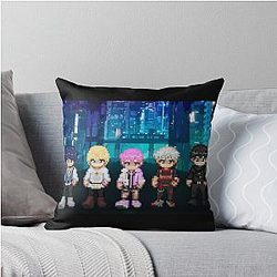 Plae Pixel World Throw Pillow