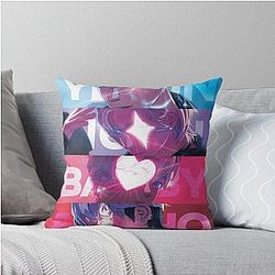 Cute Aesthetic Plaid Wallpaper Throw Pillow